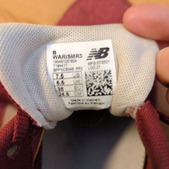 New Balance Fresh Foam Arishi v3 Running Sneakers Womens 7.5 Maroon WARISMR3 - Picture 7 of 7